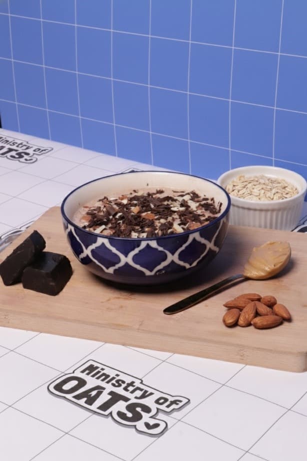 Chocolate Peanut Crunch Overnight Oats