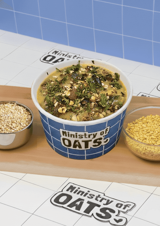 Classic Masala Oats Khichdi (served warm)