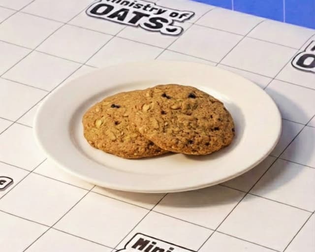 Cinnamon Raisin Oat Cookies